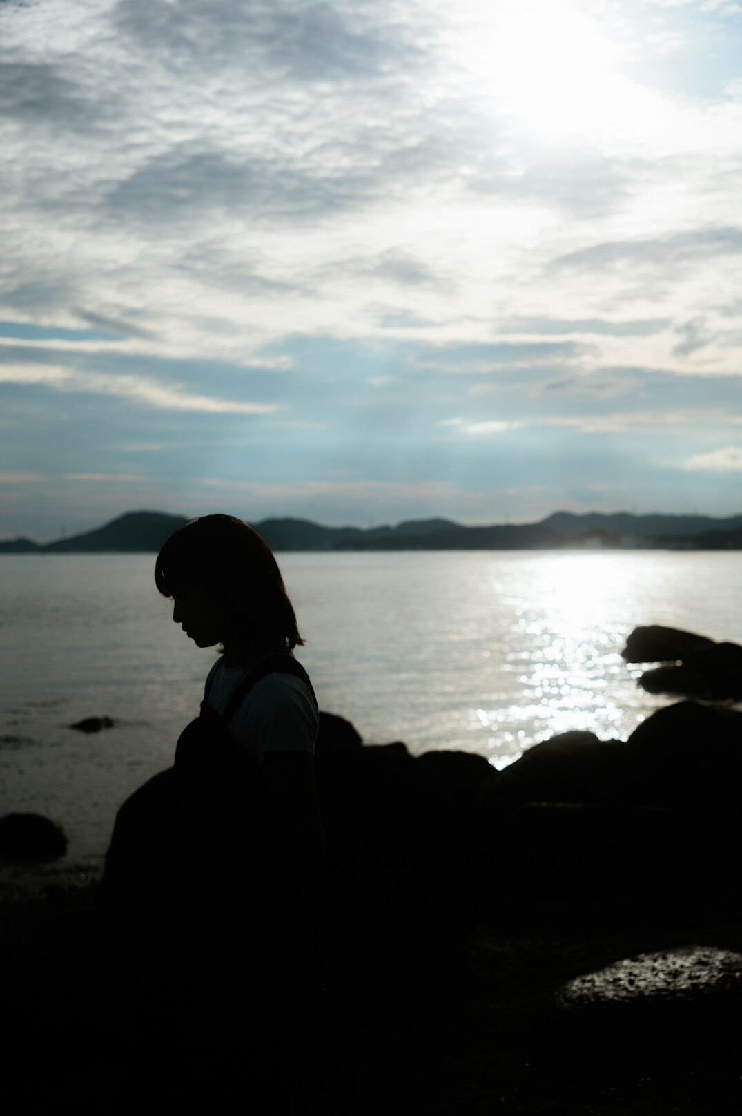 person reflecting on emotions