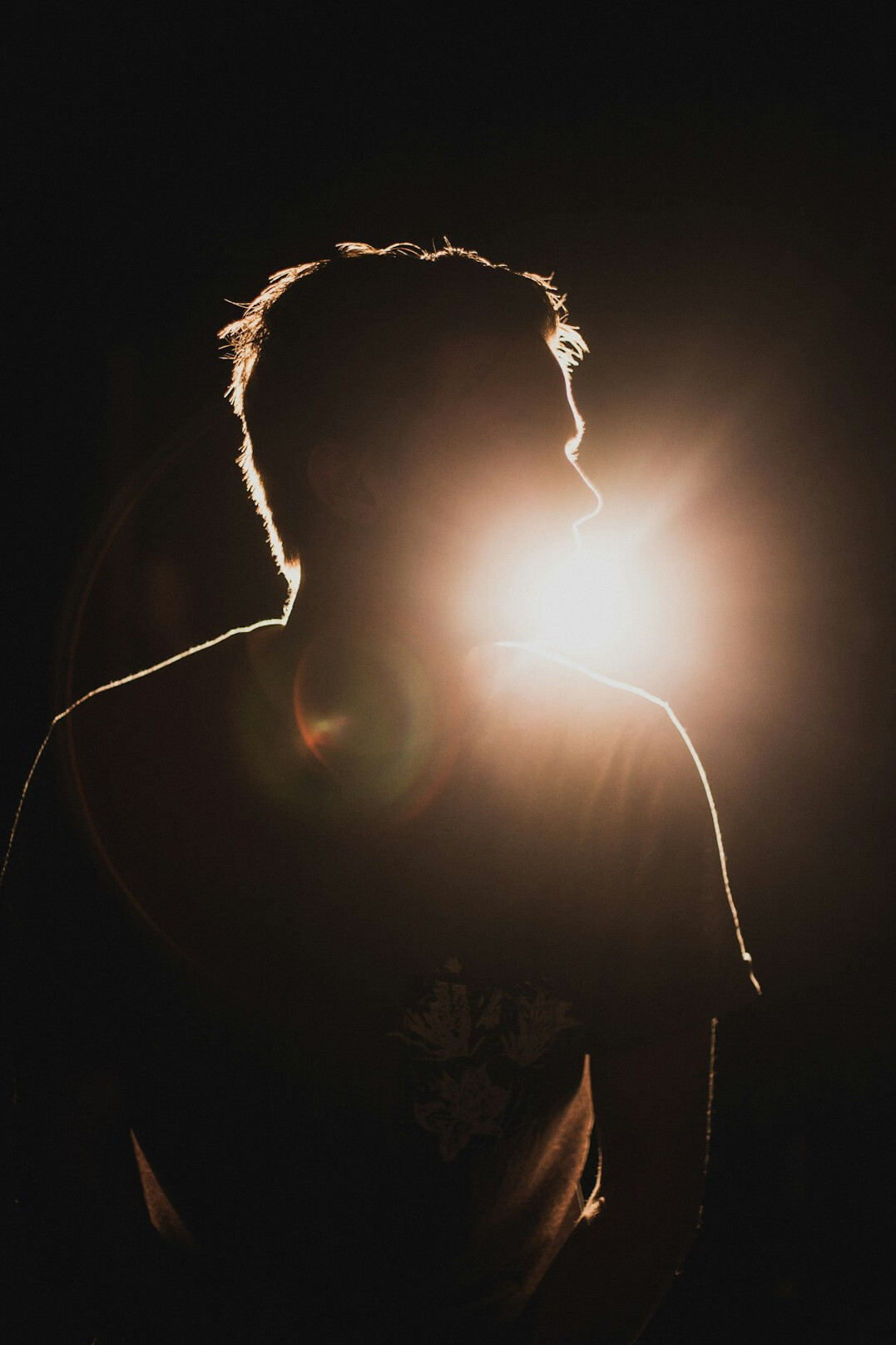 Portrait of a man with a light beard