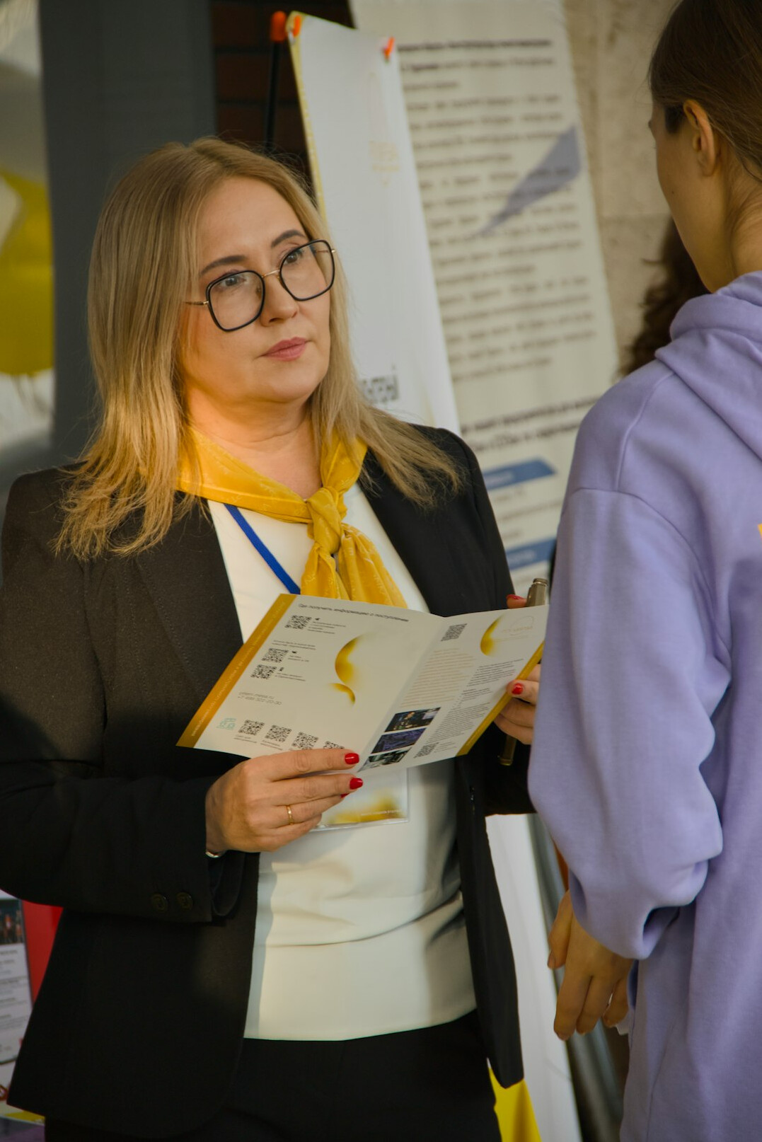 professional woman networking